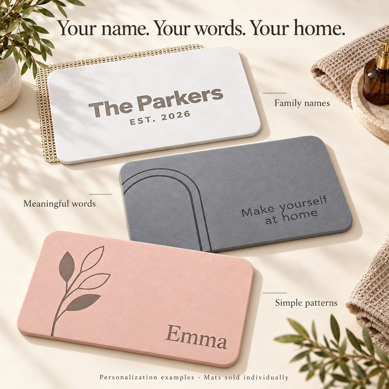 Family name, phrase and pattern examples